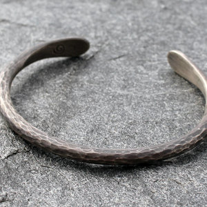 Hammered Sterling Silver Cuff