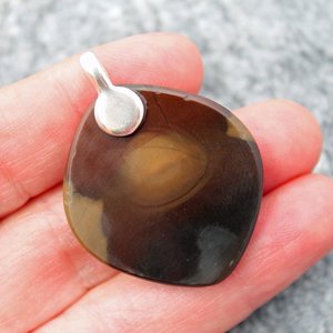 Black Bruneau Jasper Necklace