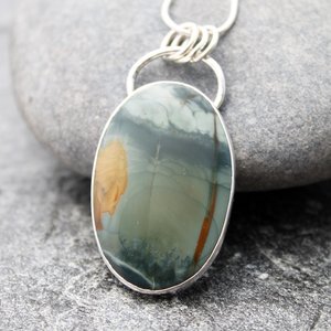 Morrisonite Jasper Necklace, neva murtha jewelry, sunshine coast bc jewelry