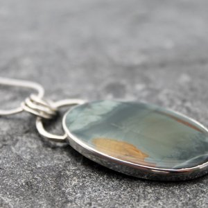 Morrisonite Jasper Necklace with Silver