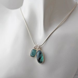 Turquoise Blue Tourmaline Necklace