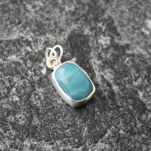 Blue Tourmaline pendant, neva murtha jewelry, sunshine coast bc jewelry