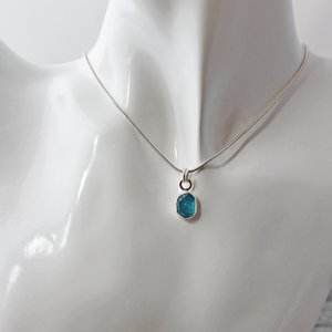 Apatite Necklace with Silver