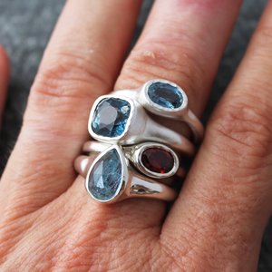 rings by Neva Murtha, rings by spiral river jewelry, sunshine coast bc jewelry