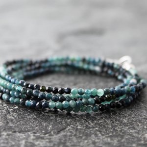 Paraiba Blue Tourmaline necklace, neva murtha jewelry, sunshine coast bc jewelry