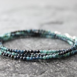 Paraiba Blue Tourmaline Bracelet and Necklace