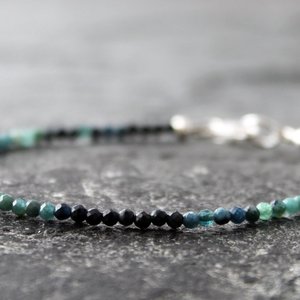 blue tourmaline bracelet, neva murtha jewelry, sunshine coast bc jewelry