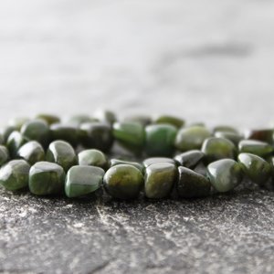Canadian Nephrite Jade Bracelet with Gold-Filled Nuggets