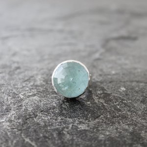 Aquamarine Statement Ring, neva murtha jewelry, sunshine coast bc jewelry