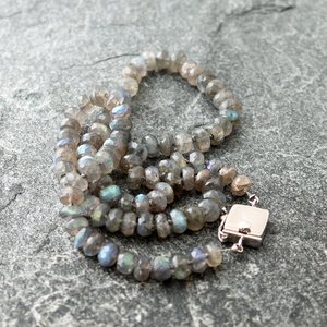 labradorite necklace, neva murtha jewelry, sunshine coast bc jewelry