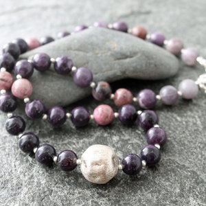 sugilite necklace, neva murtha jewelry, sunshine coast bc jewelry