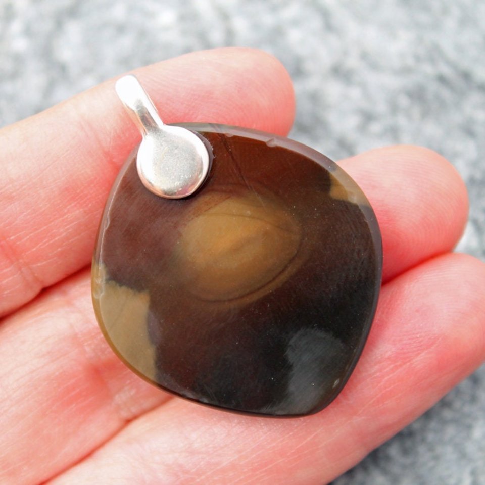 Black Bruneau Jasper Necklace