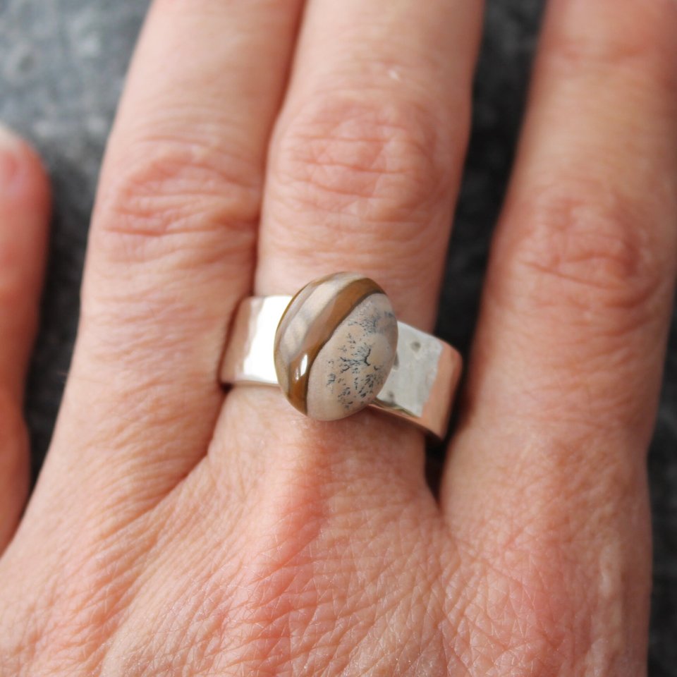 Blue Biggs Jasper Ring