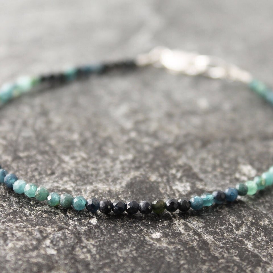 Ombre Blue Tourmaline Bracelet