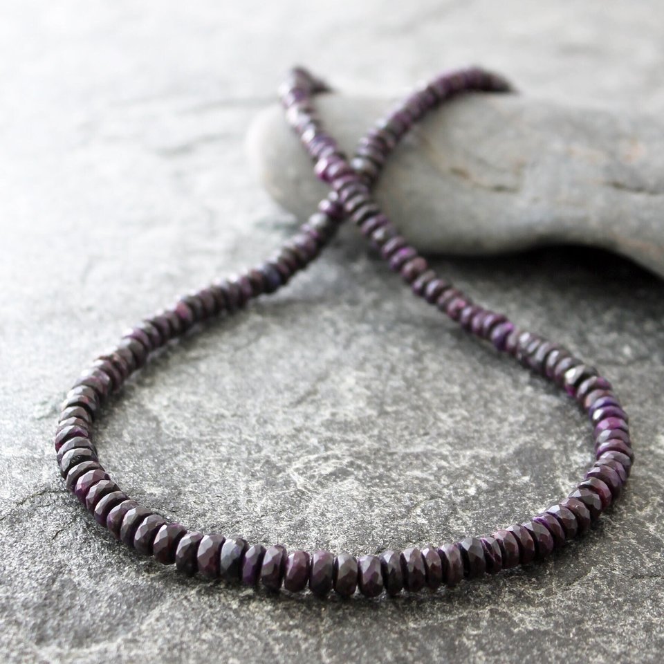 sugilite necklace, neva murtha jewelry, sunshine coast bc jewelry