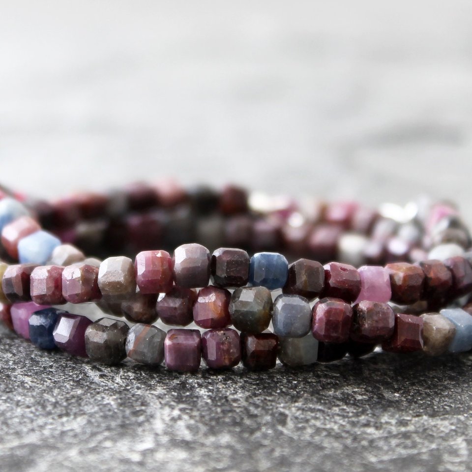 Umba Sapphire Wrap Bracelet and Necklace