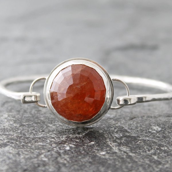 Hessonite Garnet Bracelet, neva murtha jewelry, sunshine coast bc jewelry